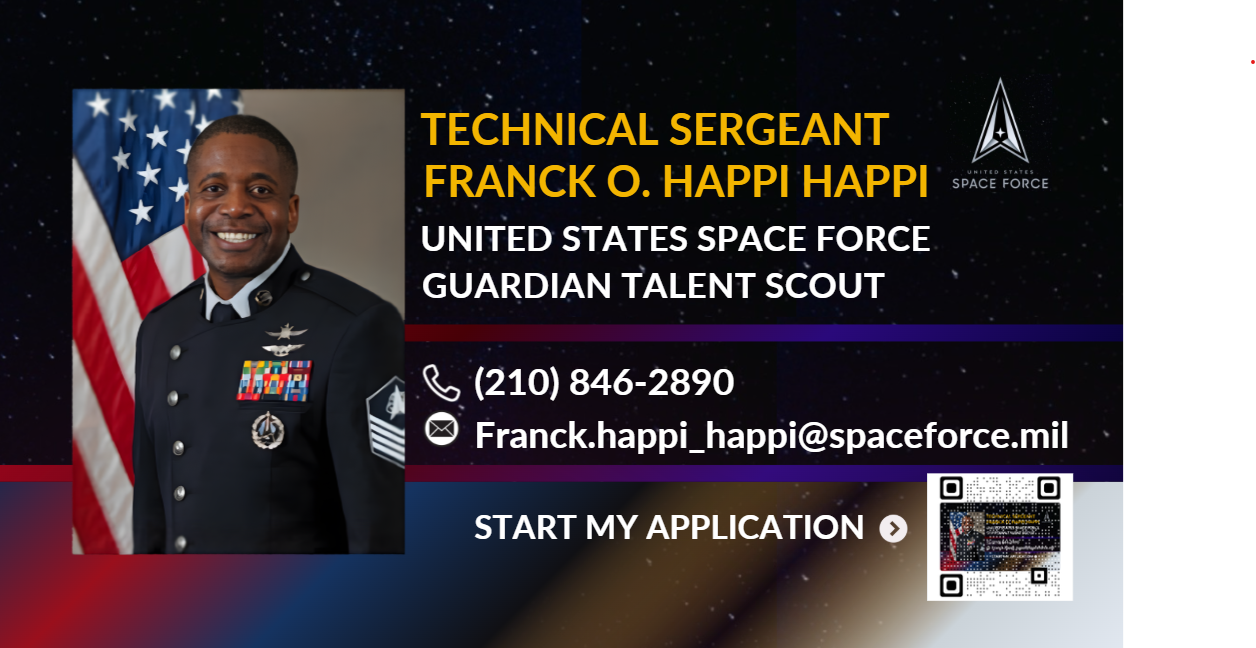 #Space, TSgt Franck O. Happi Happi, USSF